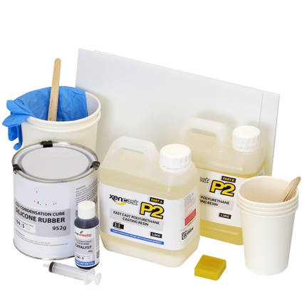 Xencast Silicone Mould Resin Casting Starter Kit - Easy Composites